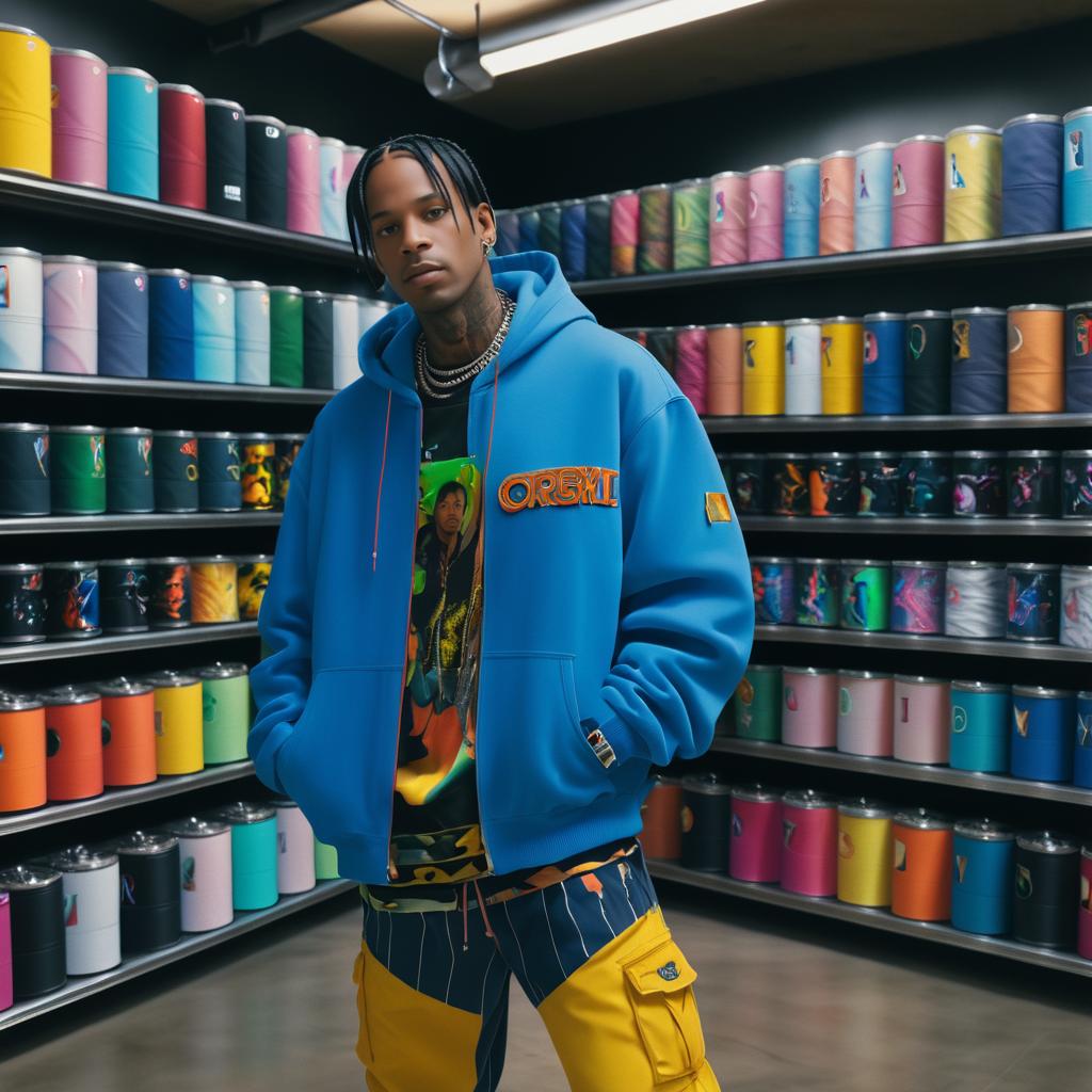 Ultra Realistic Travis Scott in Orichi Apparel