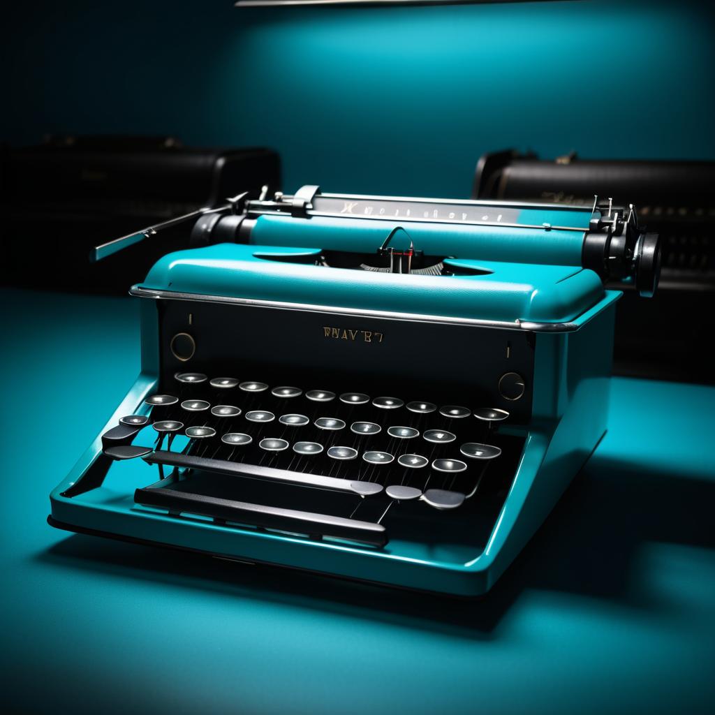 Vintage Typewriter with Natural Lighting