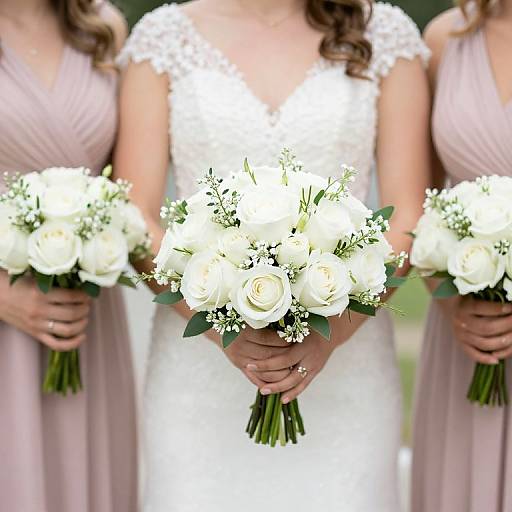 Elegant Bridesmaid's Bouquet Design