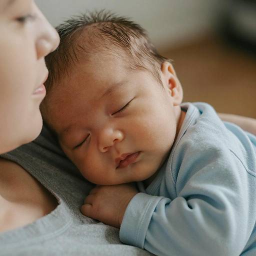 Tender Moment: Newborn Close-Up Photography