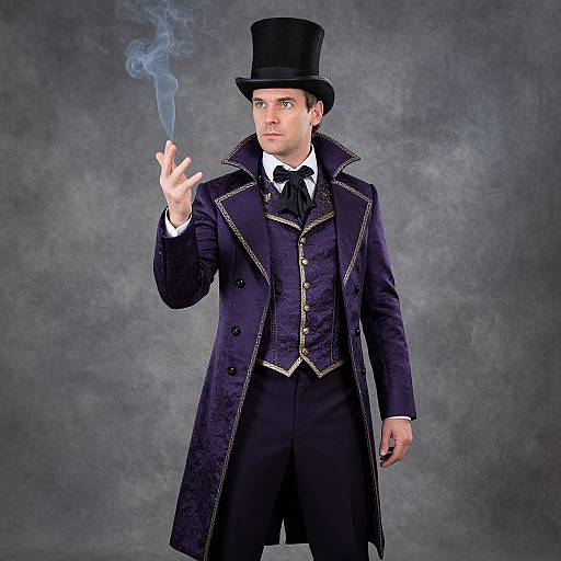 Victorian Magician in Fantasy Costume