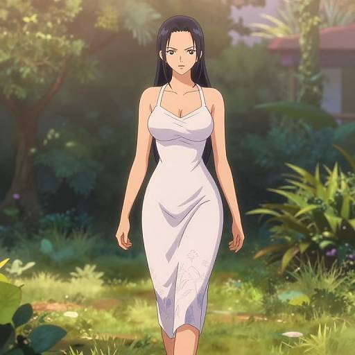 Nico Robin in Graceful Garden Stroll
