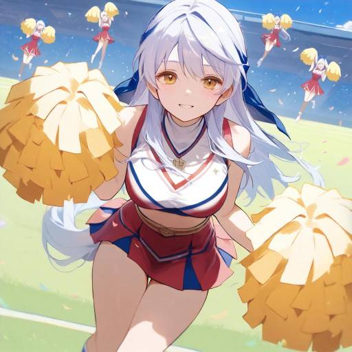 Cheerleader Micaiah in Action