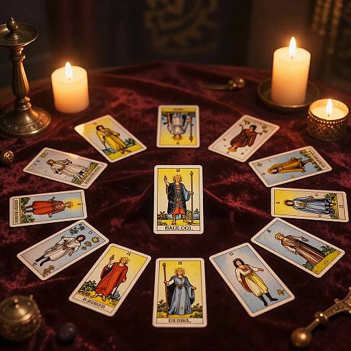 Elegant Fortune Tarot Card Spread