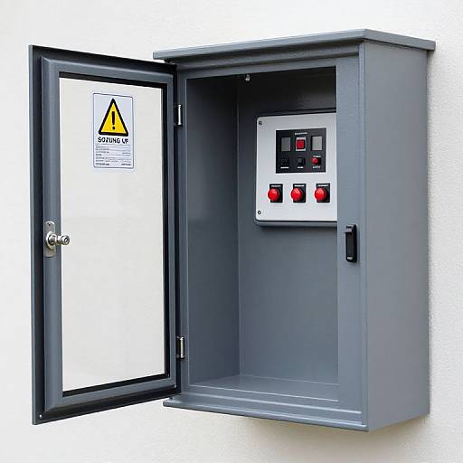 Heated Outdoor AED Cabinet Display
