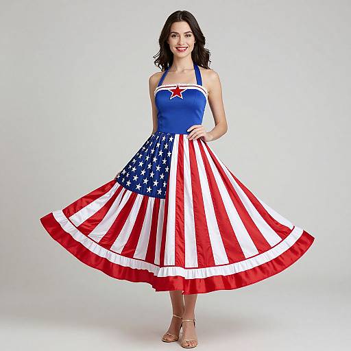 American Flag Inspired Fancy Dress
