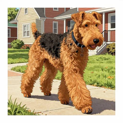 Airedale Dog Walking in Manayunk