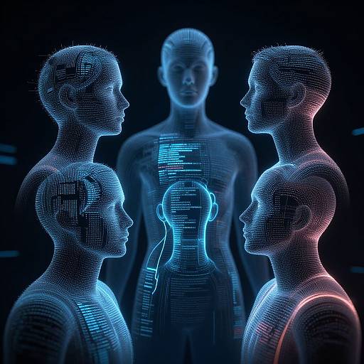 Abstract AI Sculptures of Emotion