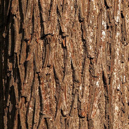 Seamless Autumn Tree Bark Texture