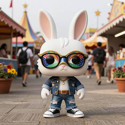 Funko Pop Bunny in Carnival Attire