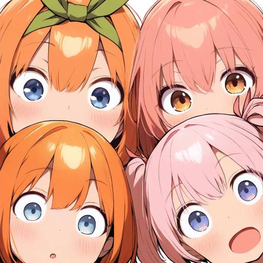 Colorful Girls with Unique Hairstyles