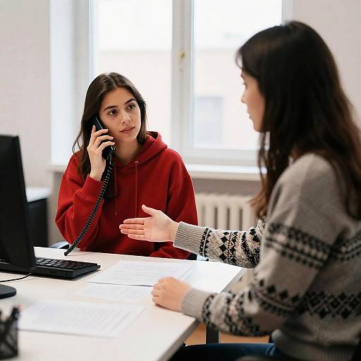 Women Collaborating in a Bright Office