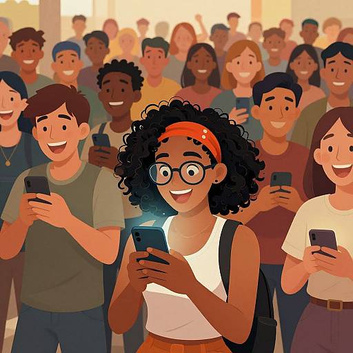 Vibrant Graphic Novel Community Scene