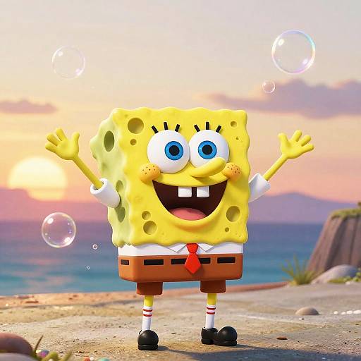 SpongeBob's Joyful Underwater Adventure