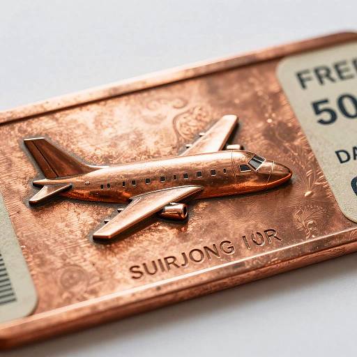 Reflective Copper Travel Pass Close-Up