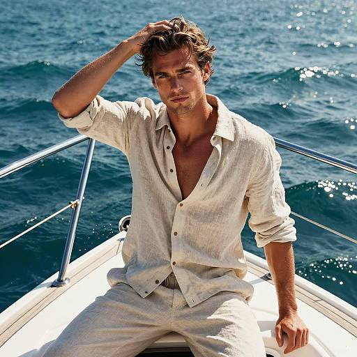 Photorealistic Nautical Fashion Shoot