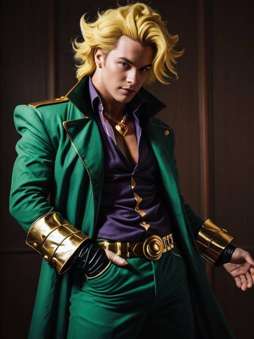 Realistic Dio Brando Cosplay Portrait