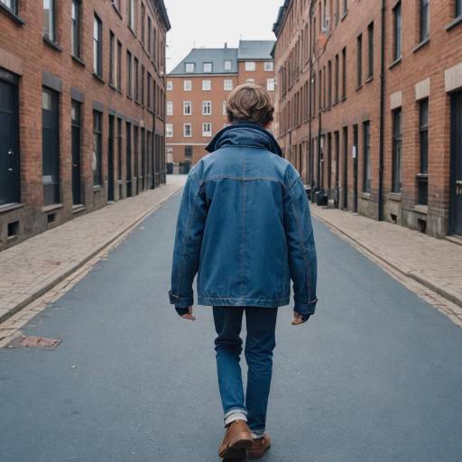 Solo Boy Walking on Outdoor Road