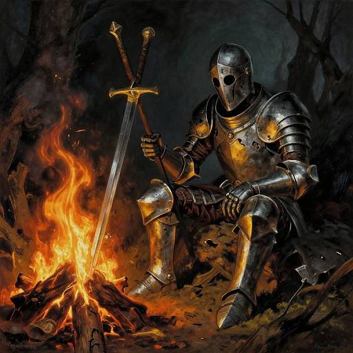 Dark Souls Inspired Beksinski Cartoon