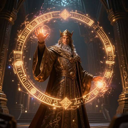 Mahorago Royal Mage Casting Spells