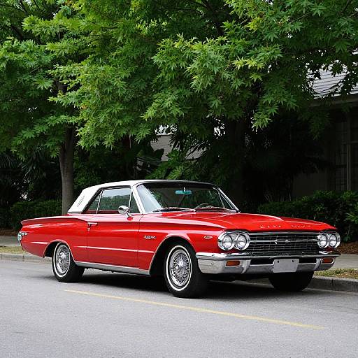 Classic 1962 Red Ford Thunderbird