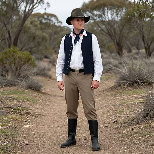 Australian Explorer in Trail Costume