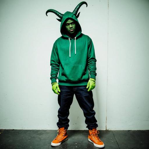 Cosplay of a Green-Skinned Celebrity