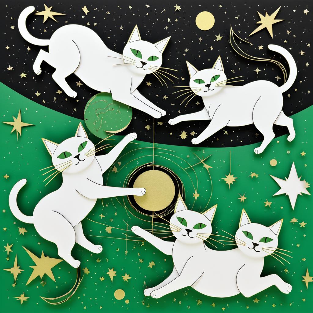 Surreal Cats in Abyssal Space