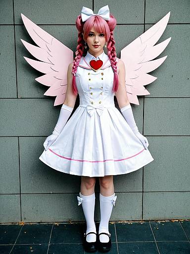 Cosplay photo of cure prism. Costume clothes