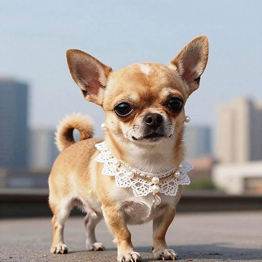 Sassy Chihuahua Caricature with Attitude