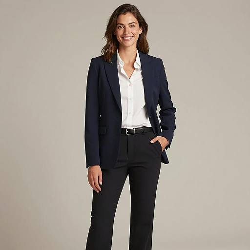 Confident Woman in Business Attire