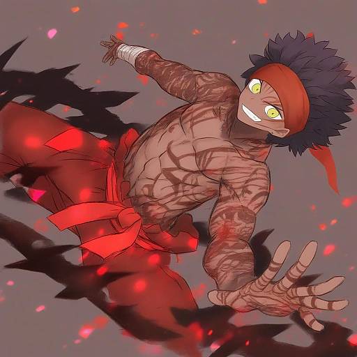 Illustration of Angra mainyu (fate), fate (series) in the style of Ryo (tg290)