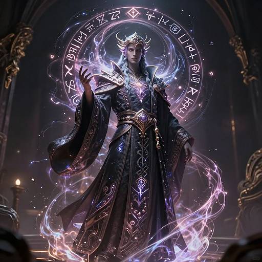 AI Sorcerer with Magical Energy