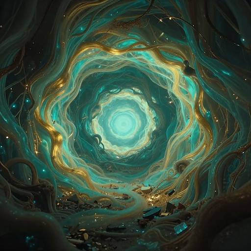 Ethereal Otherworldly Tunnel Horizon