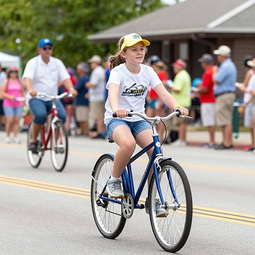 Girl Riding in Pioneer Day Parade