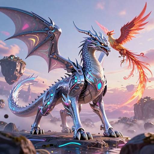 Majestic Futuristic Fantasy Creatures