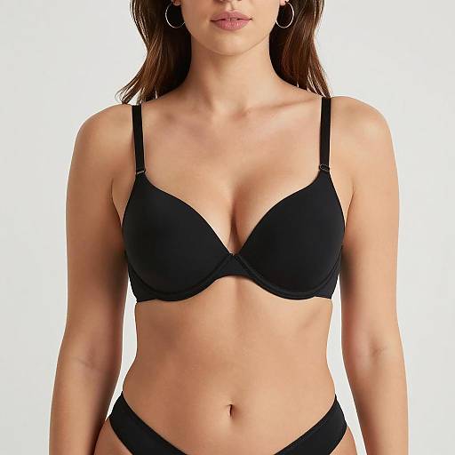 Blonde Beauty in Lingerie Display