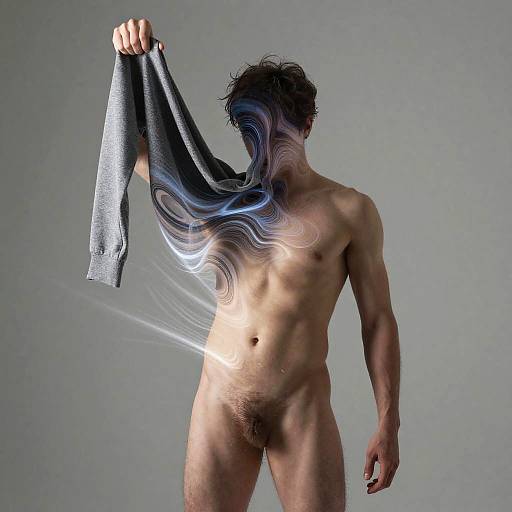 Abstract Digital Clothes Removal Art