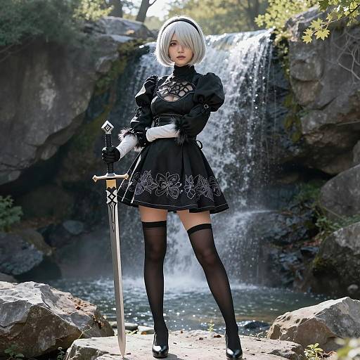 Cosplay Warrior by Rocky Waterfall