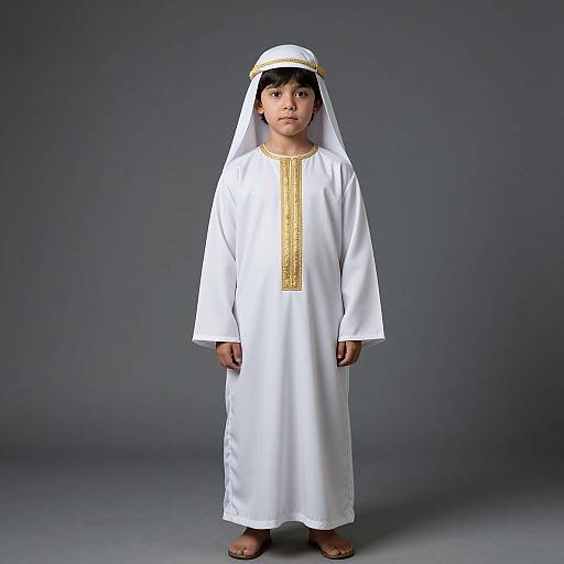 Realistic Fine Art Child Abu Costume
