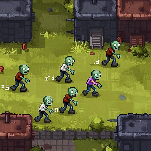 Top-Down Pixel Zombie Game