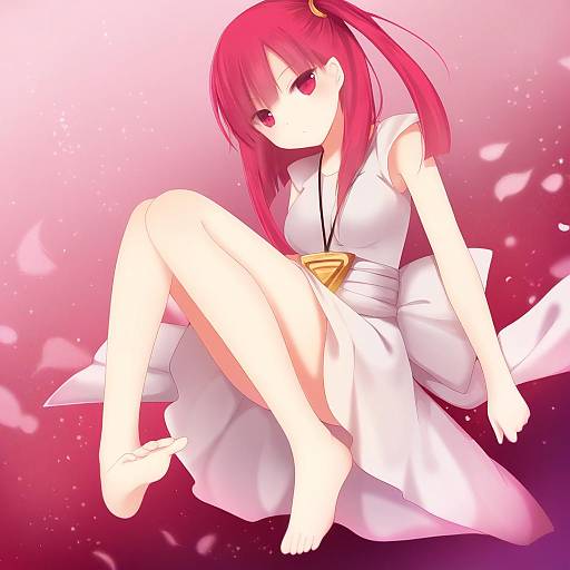 Illustration of Morgiana, magi the labyrinth of magic in the style of Amashiro natsuki