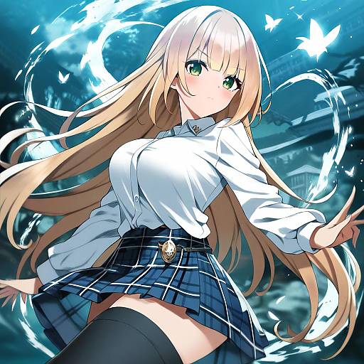 Illustration of Anne (shingeki no bahamut), shingeki no bahamut in the style of Sasanon (sasapoliton)