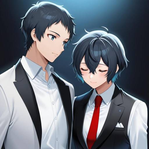 Illustration of Adachi tooru, persona in the style of Akagi kurage