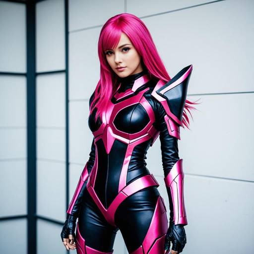 Futuristic Lavagirl Cosplay Costume Design