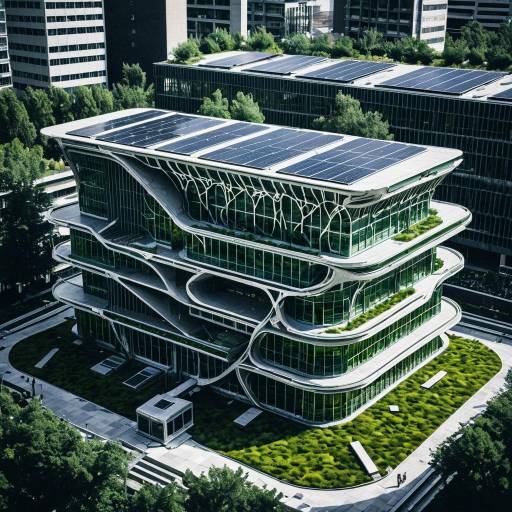 Futuristic Eco-Friendly Library Building