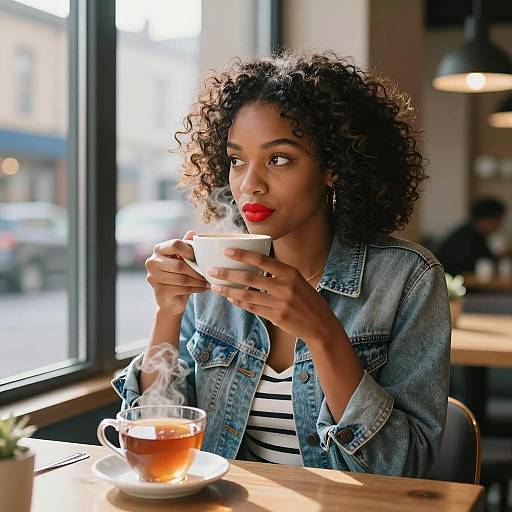 Cozy Urban Café Moments with Style