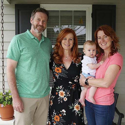 Family Portrait on Porch