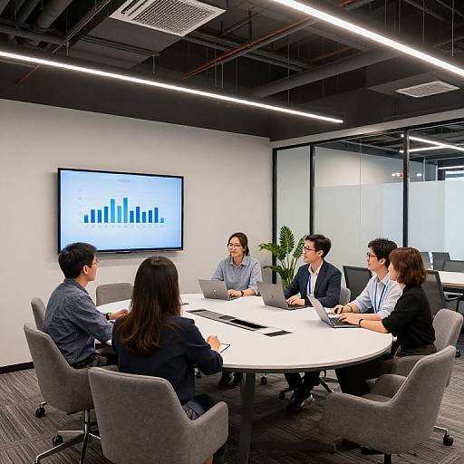 Modern Industrial Teamwork Office