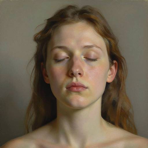 Hyper-Realistic Portrait of Serene Woman